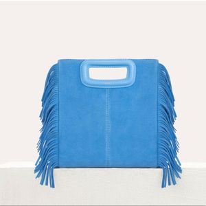 MAJE M BAG WITH SUEDE FRINGES